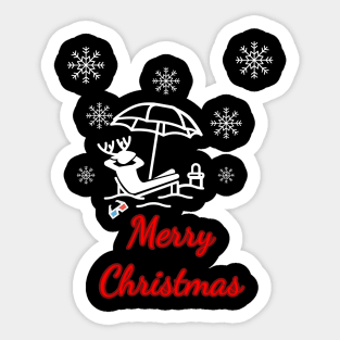 Merry Chrismas t-shirt Sticker